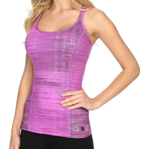 The North Face straps active tank- Pink - M - NWT - Picture 2 of 4